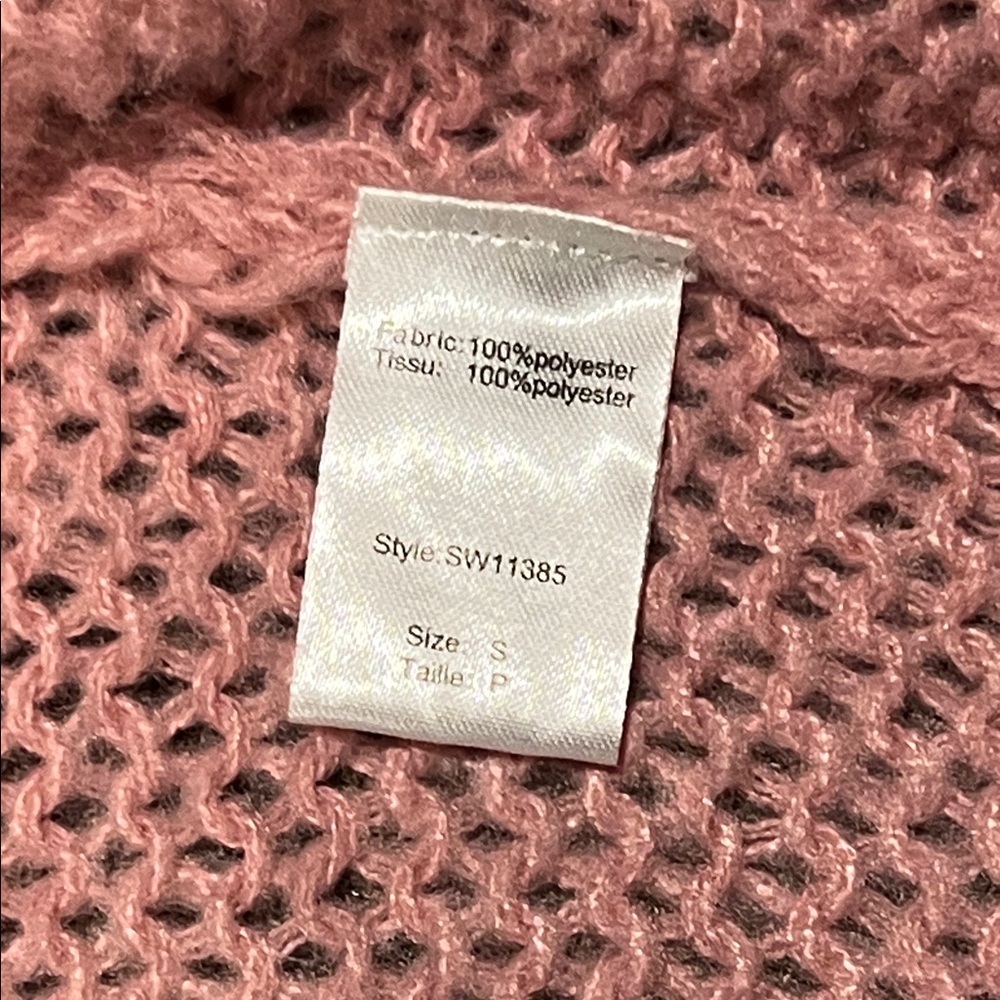 Elan Pink and White Striped Cardigan - Picture 4 of 6
